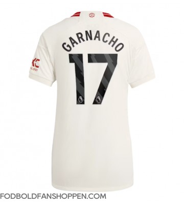 Manchester United Alejandro Garnacho #17 Tredjetrøje Dame 2023-24 Kortærmet